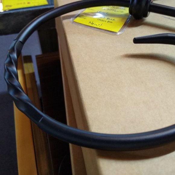 Showhouse Casa Towel Bar/Towel Ring Iron - Picture 5 of 5